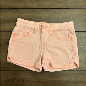 Celebrity Pink Girls Orange Denim Shorts